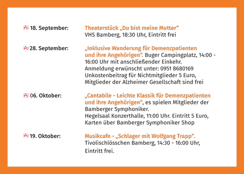 Dement Woche Programm
